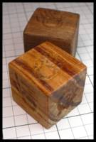 Dice : Dice - 6D - Wood Dice by Riff Wood - JA Collection Mar 2024